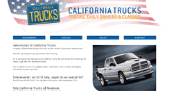 Desktop Screenshot of californiatrucks.dk