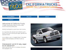 Tablet Screenshot of californiatrucks.dk